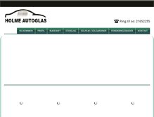 Tablet Screenshot of holme-autoglas.dk